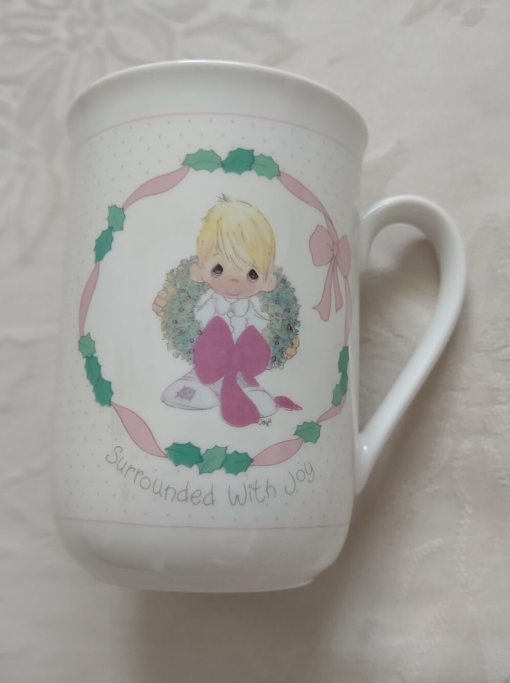 Samuel Butcher 1991 Surrounded With Joy Precious Moments Cup